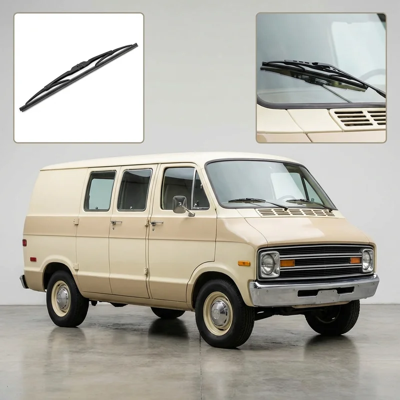 Driver Side Wiper Blade for Plymouth PB100 Van (1974 - 1974) - 1